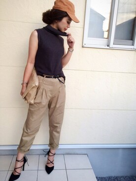 KASUMIさん（レディース・161cm）の秋コーディネート