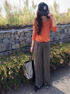 KASUMIさん（レディース・161cm）の秋コーディネート