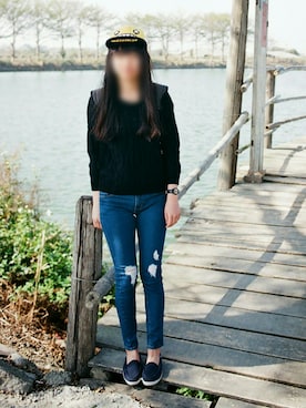 「lake」｜Jujuさん（レディース・158cm）の冬コーディネート