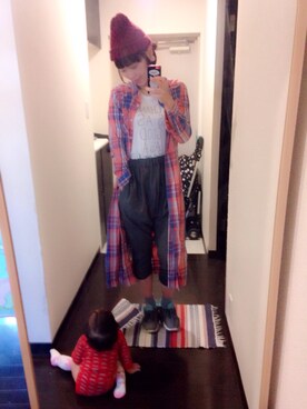 「おさんぽ」｜つーさん（レディース・163cm・30代）の秋コーディネート