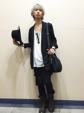 「NOMINE（ノミネ）のアイテム（その他アウター）」を使った、ShotaroKonishiさん（メンズ・175cm）の秋コーディネート