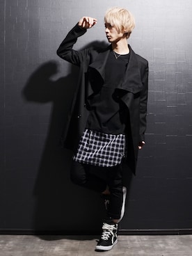 「アイテム（その他アウター）」を使った、ShotaroKonishiさん（メンズ・175cm・20代）の冬コーディネート