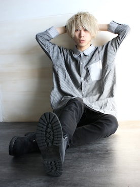 「OPEN ARMS」｜ShotaroKonishiさん（メンズ・175cm）の春コーディネート