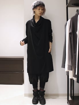 「アイテム（ワンピース）」を使った、ShotaroKonishiさん（メンズ・175cm）の秋コーディネート