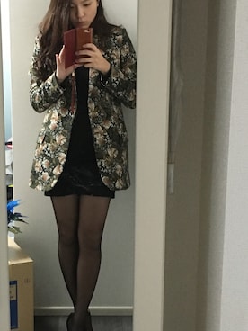 「色気」｜Rika Mikamiさん（レディース・160cm）の冬コーディネート