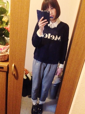 「chico_（チコ）のアイテム（パンツ）」を使った、A☺︎さん（レディース・163cm）の春コーディネート