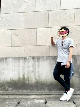 「NIKE（ナイキ）のNIKE/ナイキ グランドテラス 654495（スニーカー）」を使った、MASAさん（メンズ・180cm）の夏コーディネート