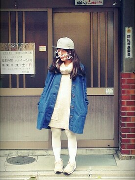 「ikka（イッカ）のアイテム名不明（その他パンツ）」を使った、10secさん（レディース・151cm）の春コーディネート