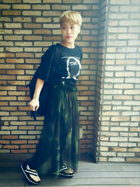 「厚底」｜sora×niwa shopさん（レディース・150cm）の春コーディネート