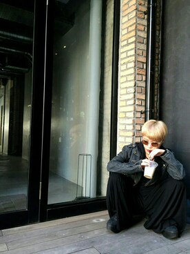 「厚底」｜sora×niwa shopさん（レディース・150cm）の春コーディネート