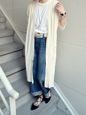 naoさん（レディース・156cm）の冬コーディネート