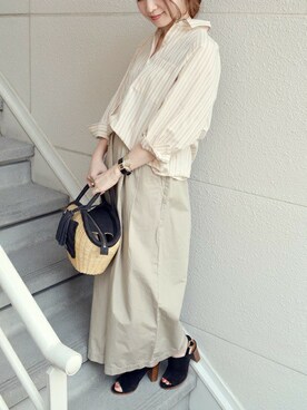 naoさん（レディース・156cm）の春コーディネート