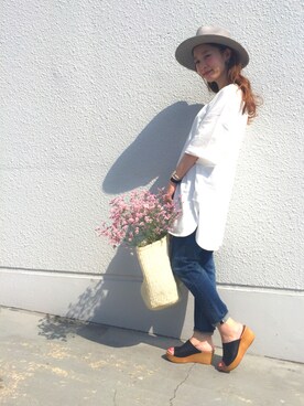 naoさん（レディース・156cm）の夏コーディネート