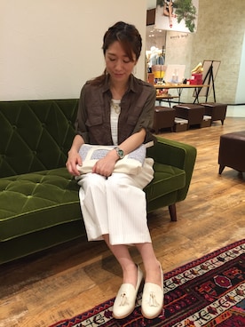 「エナメルシューズ」｜ORientalTRaffic 大船ルミネウィング店さん（レディース・158cm）の夏コーディネート