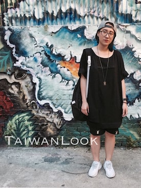 「IMMENSE（イメンス）のアイテム」を使った、Jerisさん（レディース・160cm）の夏コーディネート