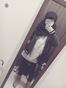 「学校」｜「アイテム（その他）」を使った、鬼斗さん（レディース・154cm）の秋コーディネート