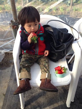 miki☻さん（キッズ・90cm）の冬コーディネート