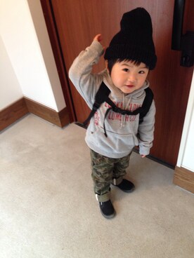 miki☻さん（キッズ・90cm）の冬コーディネート