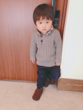 miki☻さん（キッズ・90cm）の冬コーディネート