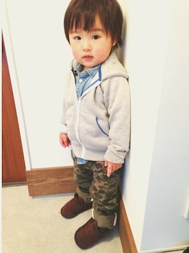 miki☻さん（キッズ・90cm）の冬コーディネート