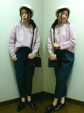 「ダズリン」｜「アイテム（その他）」を使った、YnHO(ゆほ)さん（レディース・160cm）の冬コーディネート