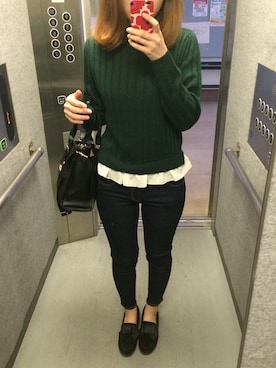 「MAJESTIC LEGON（マジェスティックレゴン）のアイテム」を使った、msk1022さん（レディース・163cm）の秋コーディネート