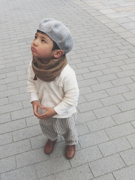 「おめかしコーデ」｜@bunbunさん（キッズ・90cm）の春コーディネート