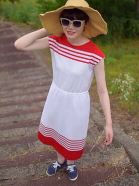 「MONKI」｜ノノ カカトさん（レディース・165cm）の夏コーディネート