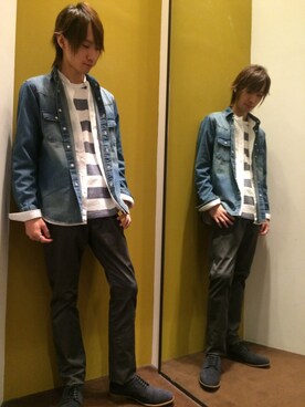 「ユニオンステーション」｜「アイテム（その他シューズ）」を使った、なおきさん（メンズ・173cm）の夏コーディネート