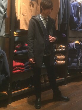 「ユニオンステーション」｜「アイテム（ブーツ）」を使った、なおきさん（メンズ・173cm）の秋コーディネート