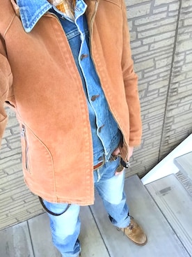 「maverick（マーベリック）のアイテム（ジャケット/アウター）」を使った、izumi (旧姓)さん（メンズ・172cm）の冬コーディネート