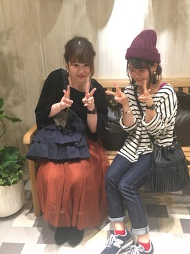 「チーム冨樫」｜「アイテム（その他）」を使った、舞桜さん（レディース・150cm）の秋コーディネート