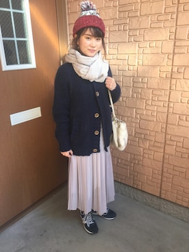 「チーム冨樫」｜舞桜さん（レディース・150cm）の冬コーディネート