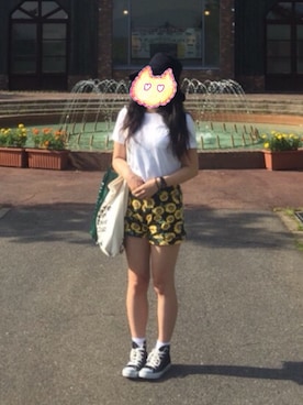 「おばショット」｜129さん（レディース・154cm）の秋コーディネート