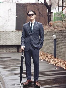 「DOLCE&GABBANA（ドルチェアンドガッバーナ）のアイテム（その他シューズ）」を使った、jc jungさん（メンズ・177cm）の春コーディネート