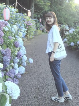 「OCEAN UNION GENERAL STORE（オーシャンユニオン）のアイテム」を使った、namiさん（レディース・159cm）の夏コーディネート