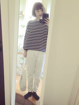 「OCEAN UNION GENERAL STORE（オーシャンユニオン）のアイテム」を使った、namiさん（レディース・159cm）の夏コーディネート