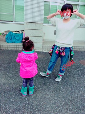 「VANS（バンズ）のアイテム（スニーカー、グリーン系）」を使った、Sach_nさん（レディース・150cm）の秋コーディネート