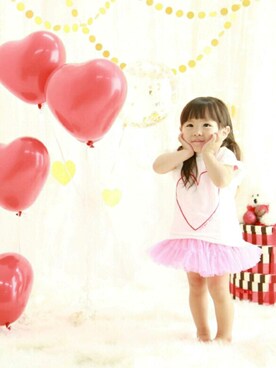 aYUInaさん（キッズ・80cm）の秋コーディネート