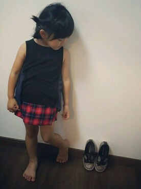 aYUInaさん（キッズ・100cm）の秋コーディネート