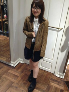 sakiさん（レディース・147cm）の秋コーディネート