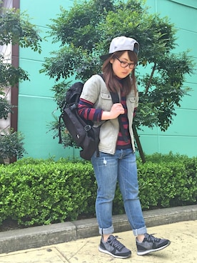 sakiさん（レディース・147cm）の春コーディネート