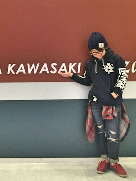 sakiさん（レディース・147cm）の冬コーディネート