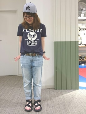 sakiさん（レディース・147cm）の春コーディネート