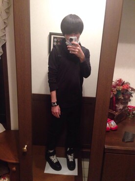 ソックス 靴下を使った ハイカットスニーカー のメンズ人気ファッションコーディネート Wear