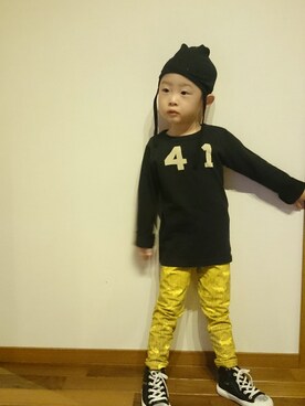 TaQさん（キッズ・100cm）の秋コーディネート
