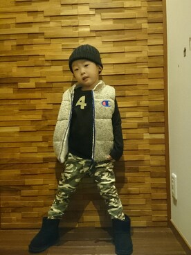 TaQさん（キッズ・100cm）の秋コーディネート