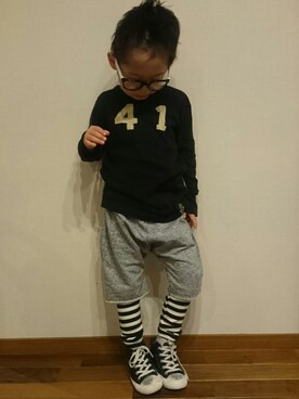 TaQさん（キッズ・100cm）の秋コーディネート