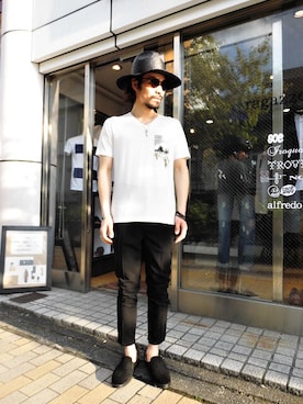 「Iroquois（イロコイ）のアイテム」を使った、ragazzostaffさん（メンズ・171cm）の春コーディネート