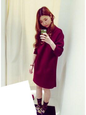 くりためいさん（レディース・159cm）の秋コーディネート